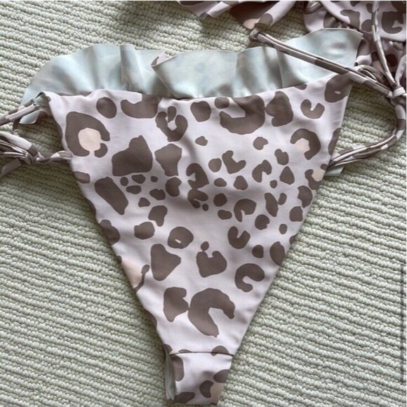 MAJORELLE Adley Bottom Leopard Animal Print Revolve Swim - Picture 2 of 5